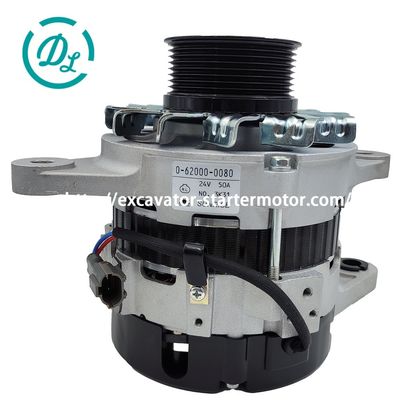 24V 50A 8-98092116-0 Máy quay máy đào 0-62000-0080 714/40523